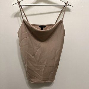 Banana Republic Champagne Cowl neck Spaghetti Strap Top, Women's Size S